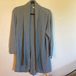 Notations 2x Cardigan Gray